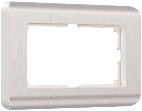 Рамка универсальная Werkel Stream для 1-м. 2 мод. розетки перламутр картинка